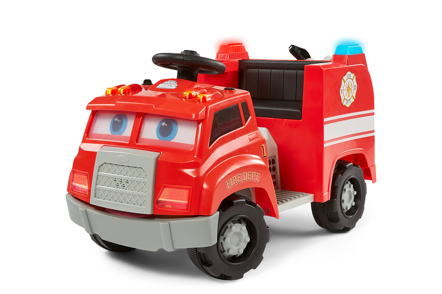 Kid Trax 6V Real Rigs Fire Truck (KT1537 / KT1535TG) Kid Trax ride-on